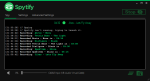 spytify recording