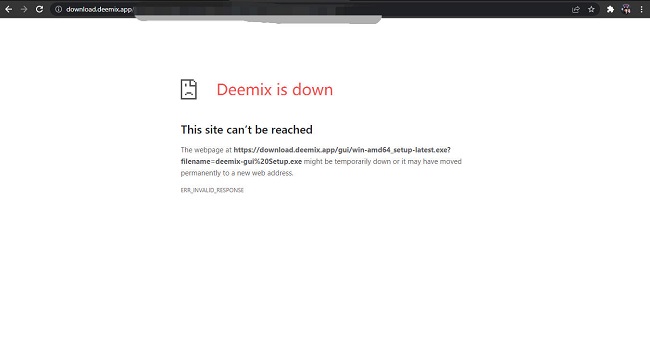deemix down